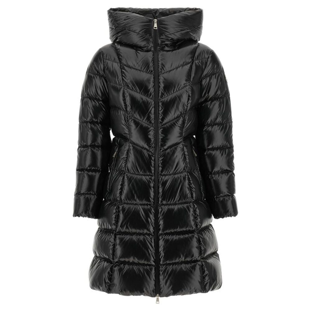 Moncler Black Polyamide Full-Length Women's Jacket